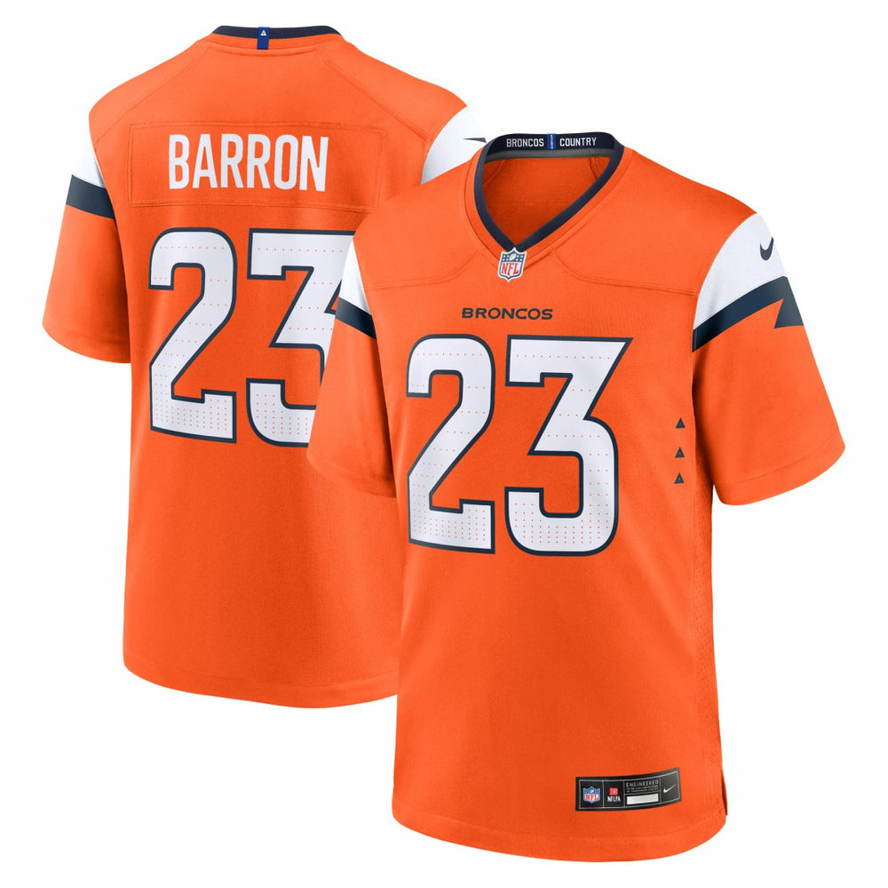NFL Denver Broncos Jahdae Barron  2025 NFL Draft First Round Pick Game Jersey