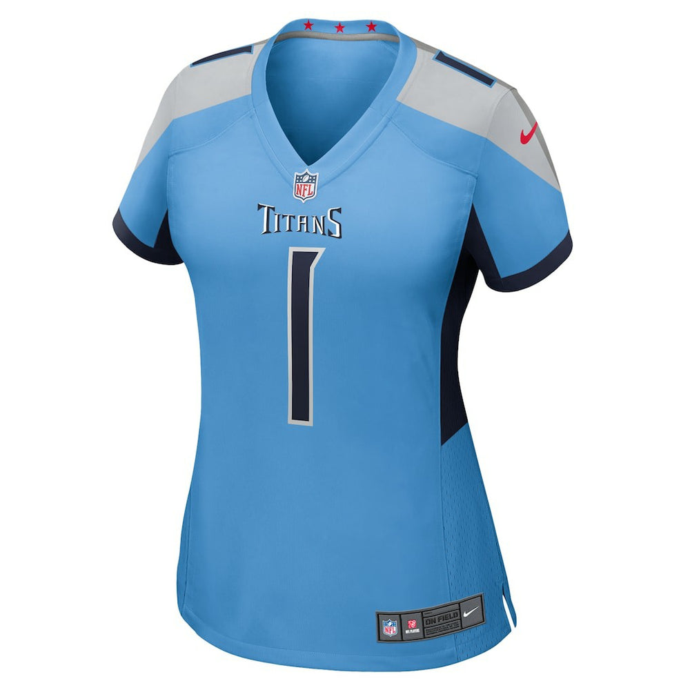 NFL Tennessee Titans Cameron Ward  Women's 2025 NFL Draft First Round Pick Game Jersey