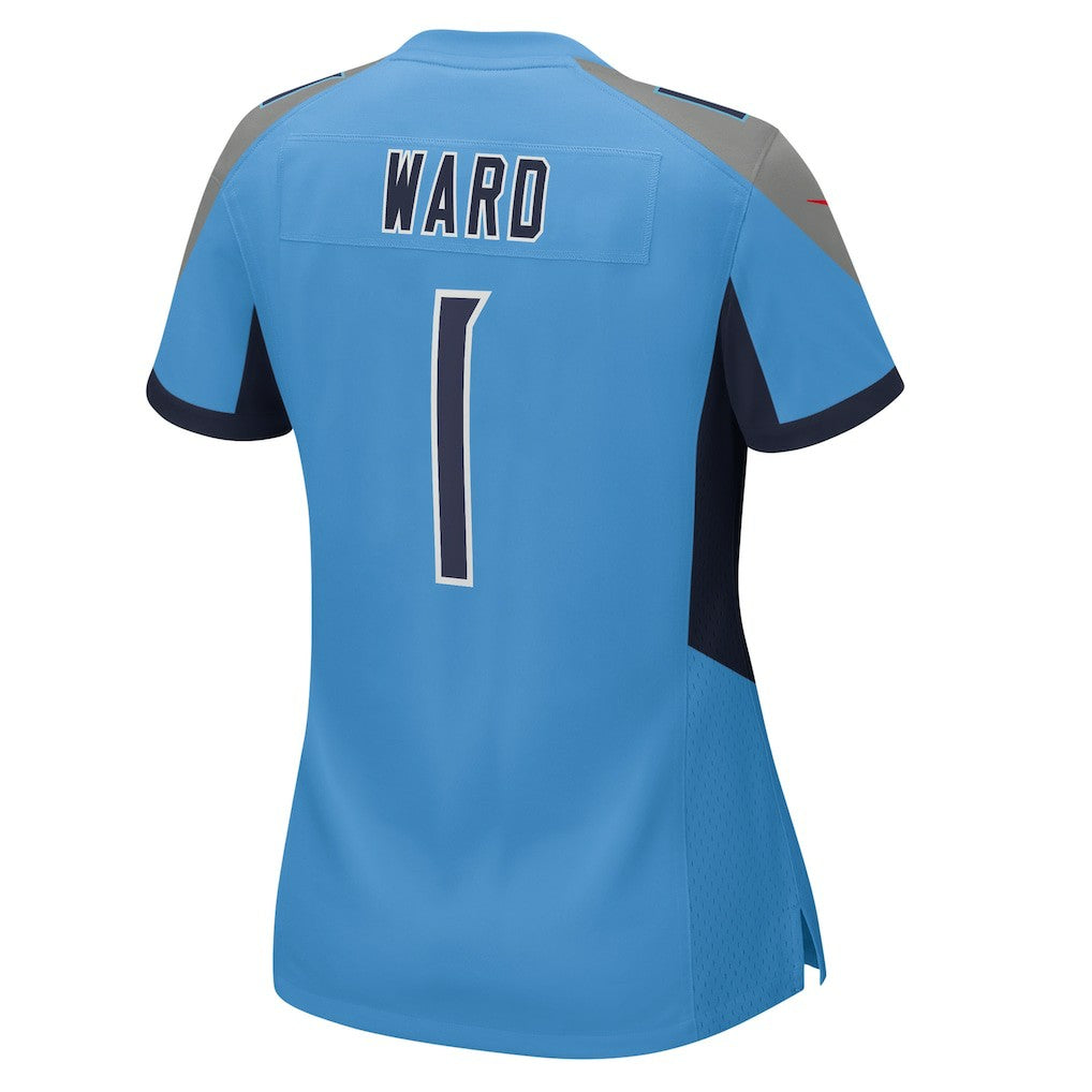 NFL Tennessee Titans Cameron Ward  Women's 2025 NFL Draft First Round Pick Game Jersey