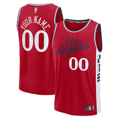 LA Clippers Fast Break Custom Jersey - Statement Edition - Red | Fanatics on sale