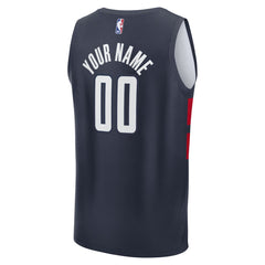 Washington Wizards Youth Fast Break Custom Replica Jersey - Navy - Statement Edition | Fanatics online