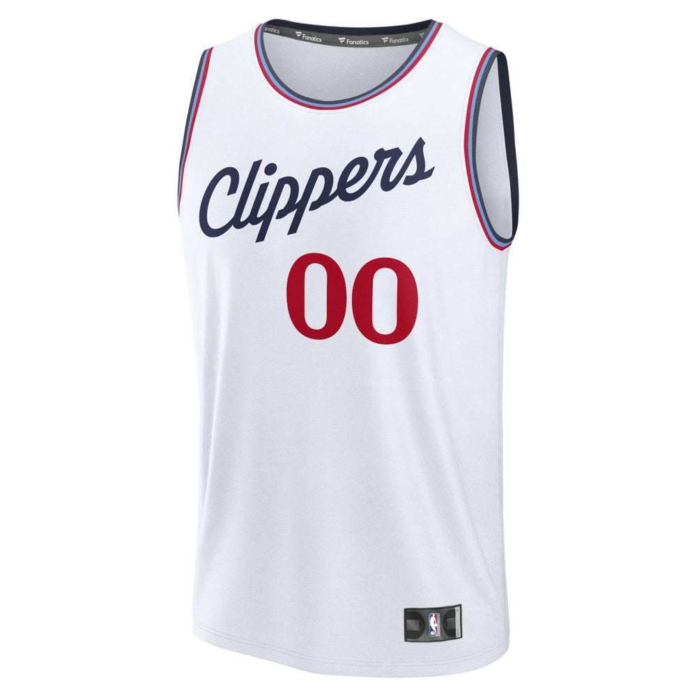 LA Clippers Fast Break Custom Jersey - Association Edition - White | Fanatics online