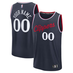 LA Clippers Fast Break Custom Jersey - Icon Edition - Navy | Fanatics cheap