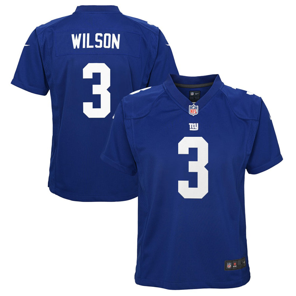 NFL New York Giants Russell Wilson  Youth Game Jersey