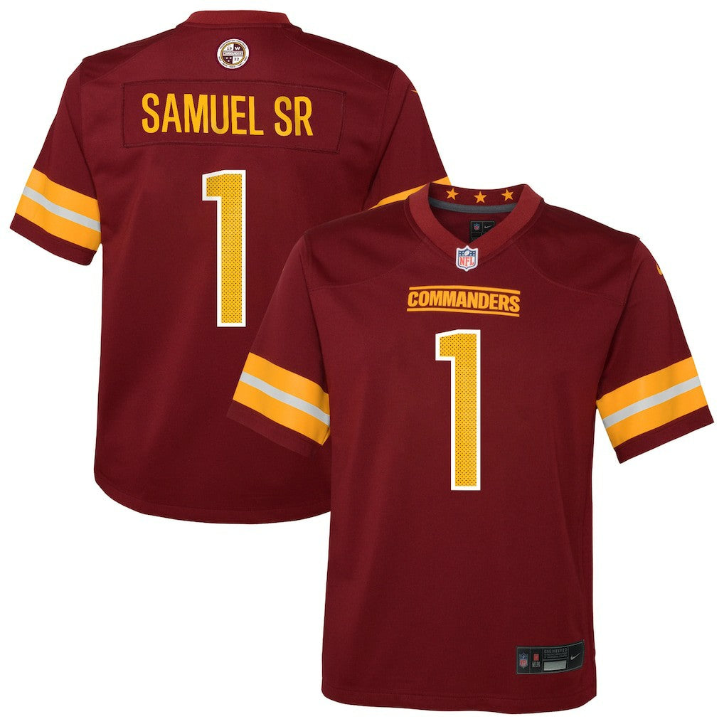 NFL Washington Commanders Deebo Samuel Sr  Youth Team Game Jersey