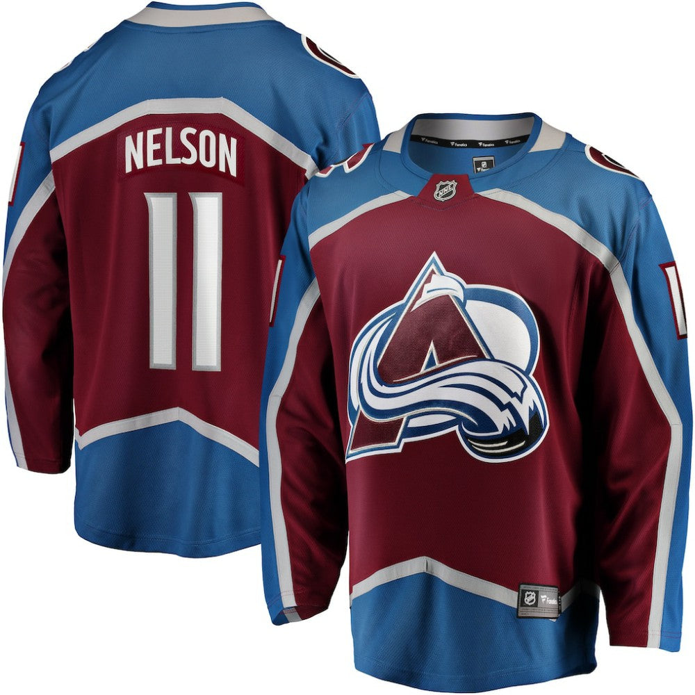 Brock Nelson Colorado Avalanche Fanatics Home Breakaway Jersey