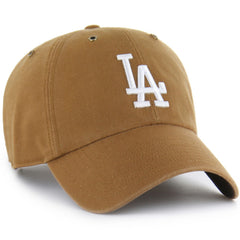 Los Angeles Dodgers Carhartt x Clean Up Adjustable Hat - Brown | 47 brand
