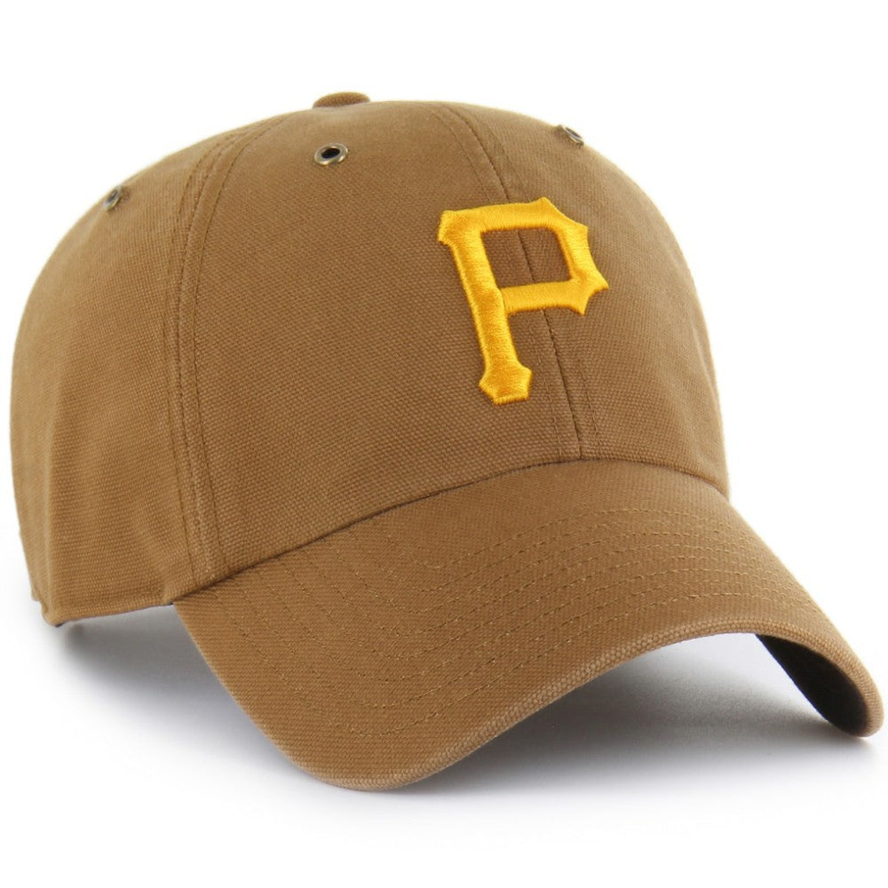 Pittsburgh Pirates Carhartt x Clean Up Adjustable Hat - Brown | 47 brand
