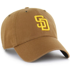 San Diego Padres Carhartt x Clean Up Adjustable Hat - Brown | 47 brand