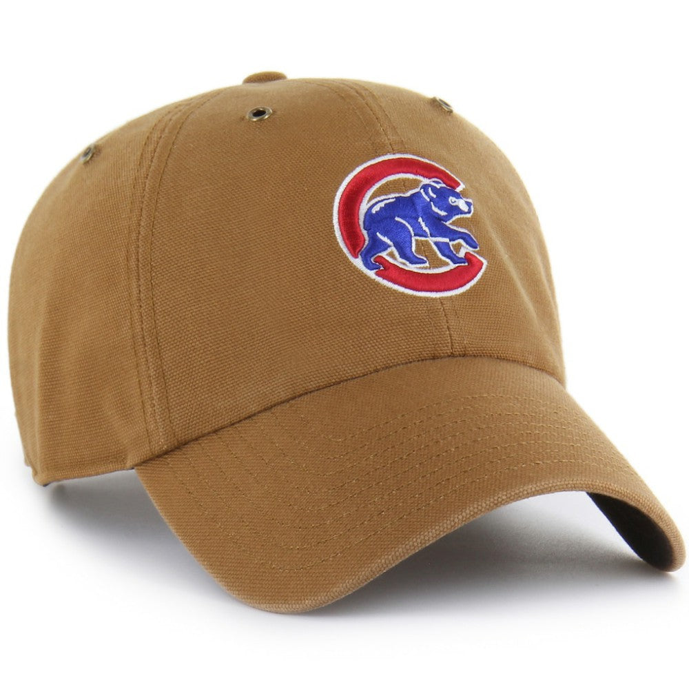Chicago Cubs Carhartt x Clean Up Adjustable Hat - Brown | 47 brand