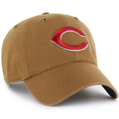 Cincinnati Reds Carhartt x Clean Up Adjustable Hat - Brown | 47 brand