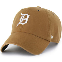 Detroit Tigers Carhartt x Clean Up Adjustable Hat - Brown | 47 brand