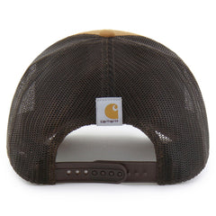 Los Angeles Dodgers Carhartt x Trucker Adjustable Hat - Brown | 47 brand