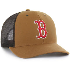 Boston Red Sox Carhartt x Trucker Adjustable Hat - Brown | 47 brand
