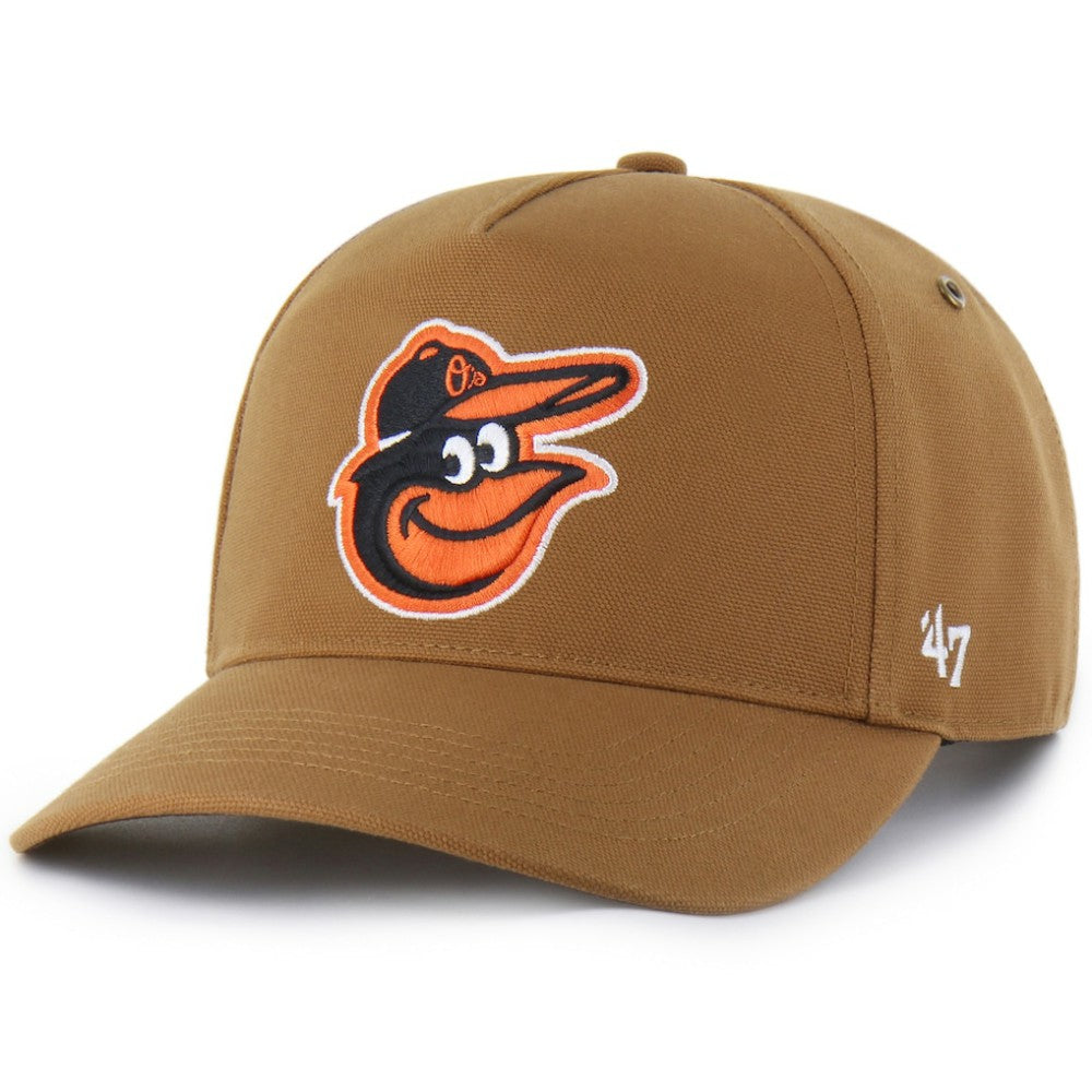 Baltimore Orioles Carhartt x Hitch Adjustable Hat - Brown | 47 brand