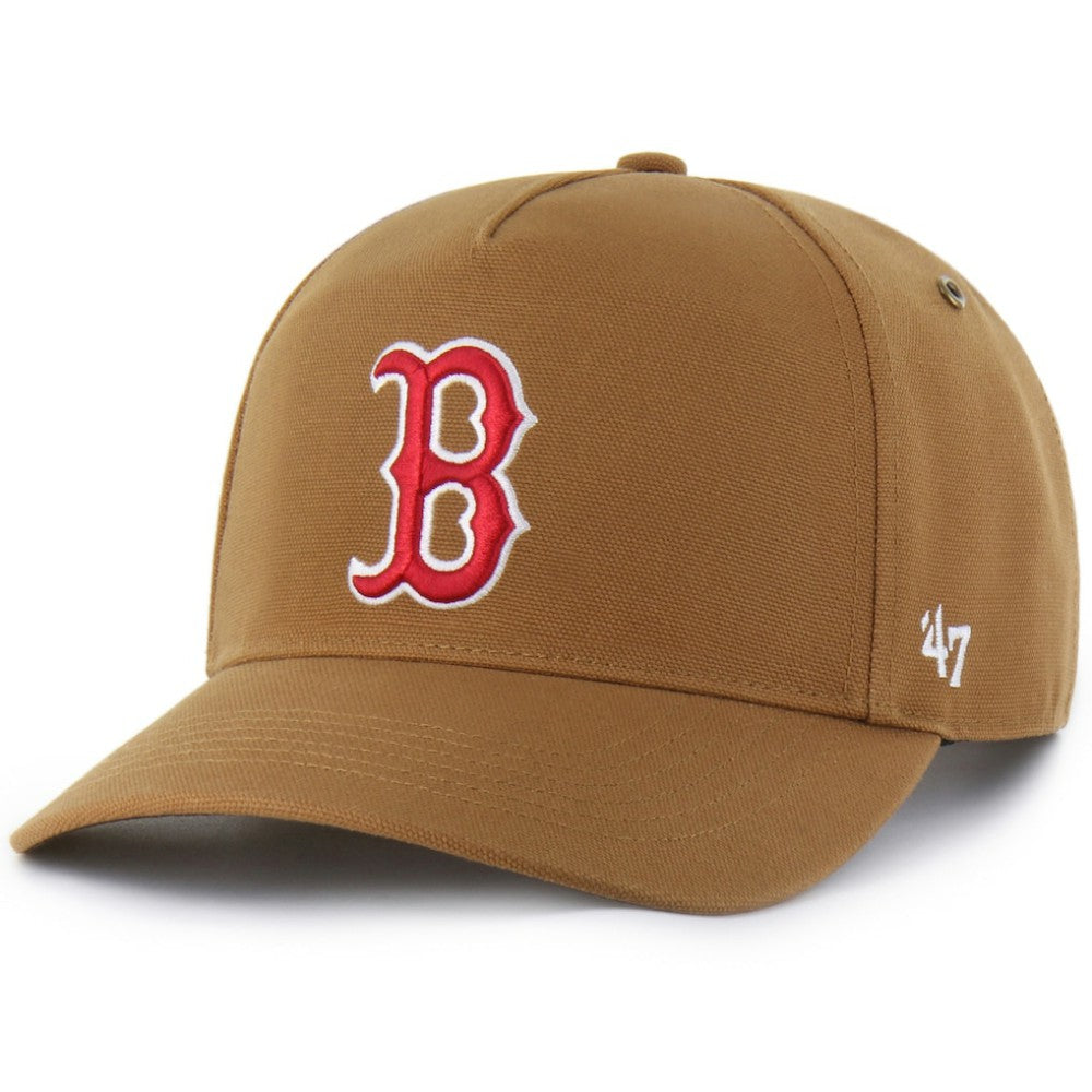 Boston Red Sox Carhartt x Hitch Adjustable Hat - Brown | 47 brand