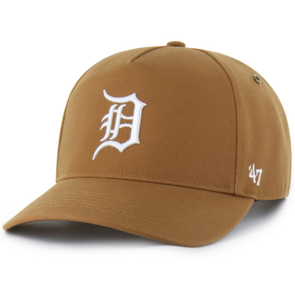 Detroit Tigers Carhartt x Hitch Adjustable Hat - Brown | 47 brand