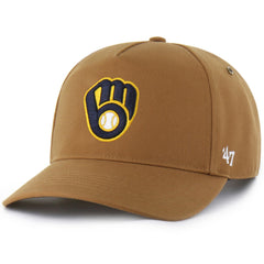 Milwaukee Brewers Carhartt x Hitch Adjustable Hat - Brown | 47 brand
