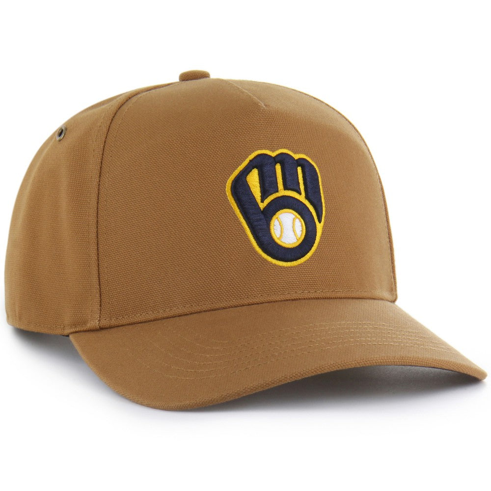 Milwaukee Brewers Carhartt x Hitch Adjustable Hat - Brown | 47 brand