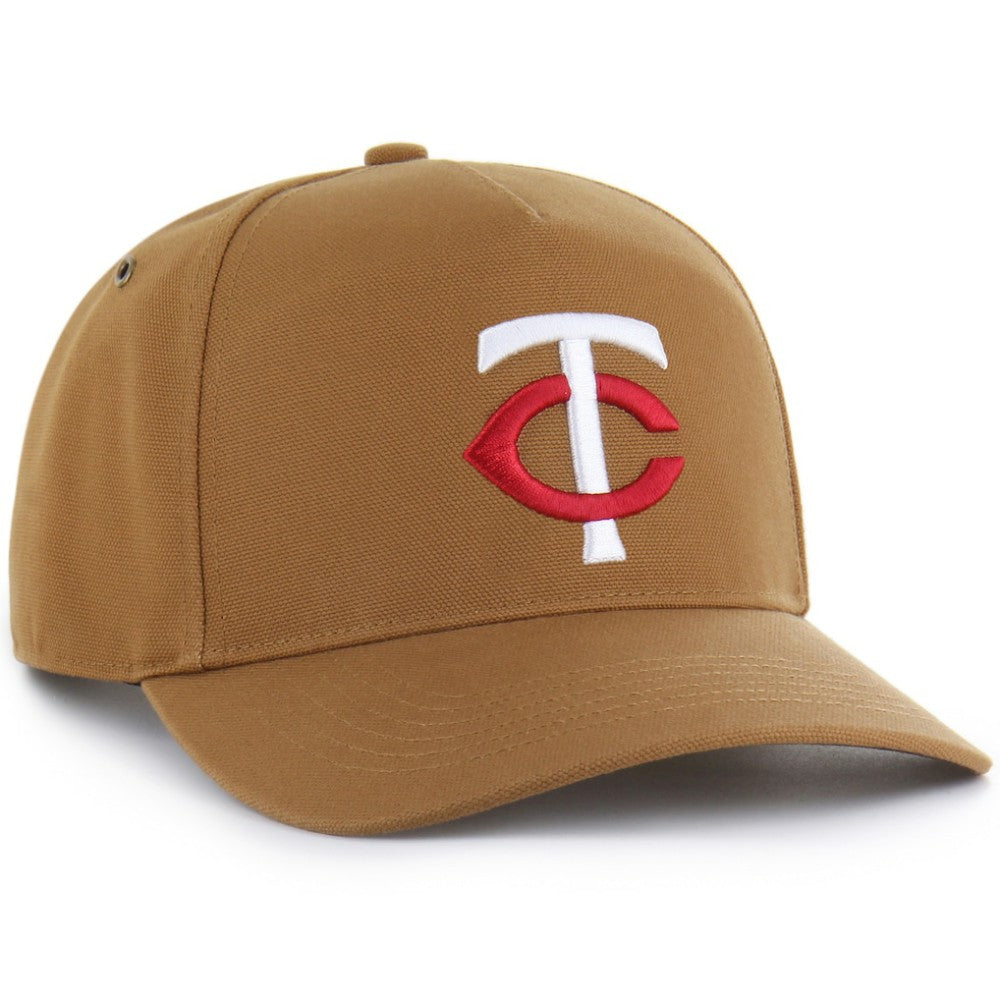 Minnesota Twins Carhartt x Hitch Adjustable Hat - Brown | 47 brand