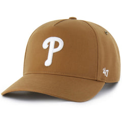 Philadelphia Phillies Carhartt x Hitch Adjustable Hat - Brown | 47 brand