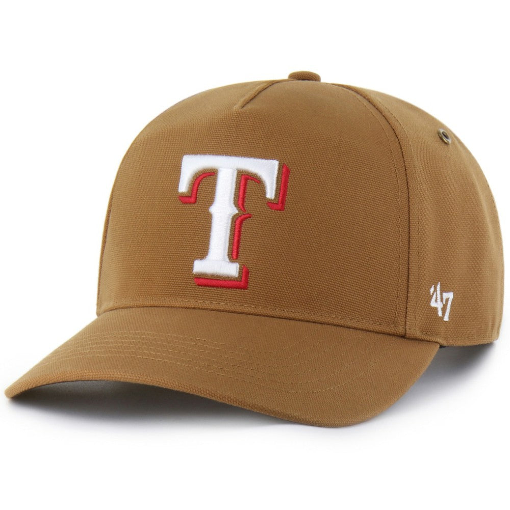 Texas Rangers Carhartt x Hitch Adjustable Hat - Brown | 47 brand