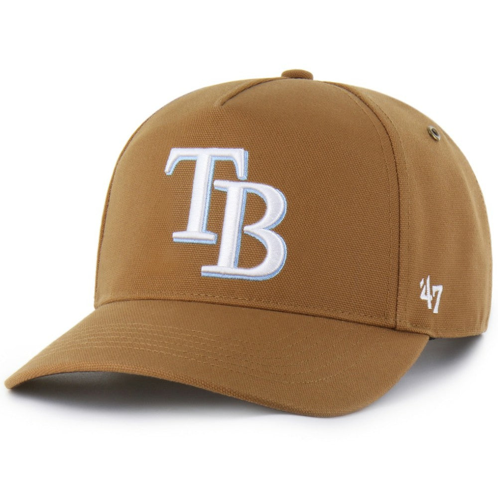 Tampa Bay Rays Carhartt x Hitch Adjustable Hat - Brown | 47 brand