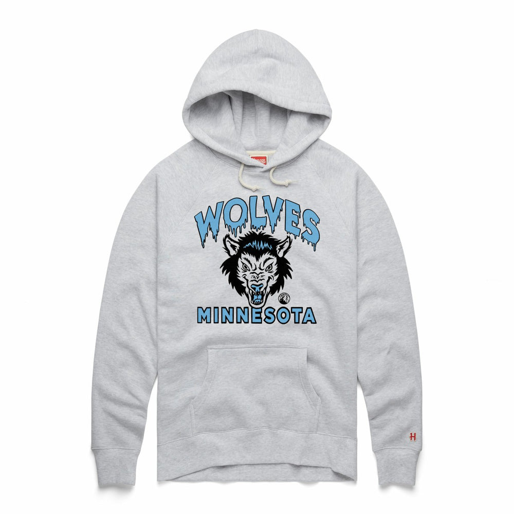 Minnesota Timberwolves Homage Unisex Hometown Edition Tri-Blend Raglan Pullover Hoodie - Ash sale