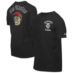 Minnesota Twins Sugar Skulls T-Shirt - Black | New Era