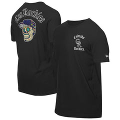 Colorado Rockies Sugar Skulls T-Shirt - Black | New Era