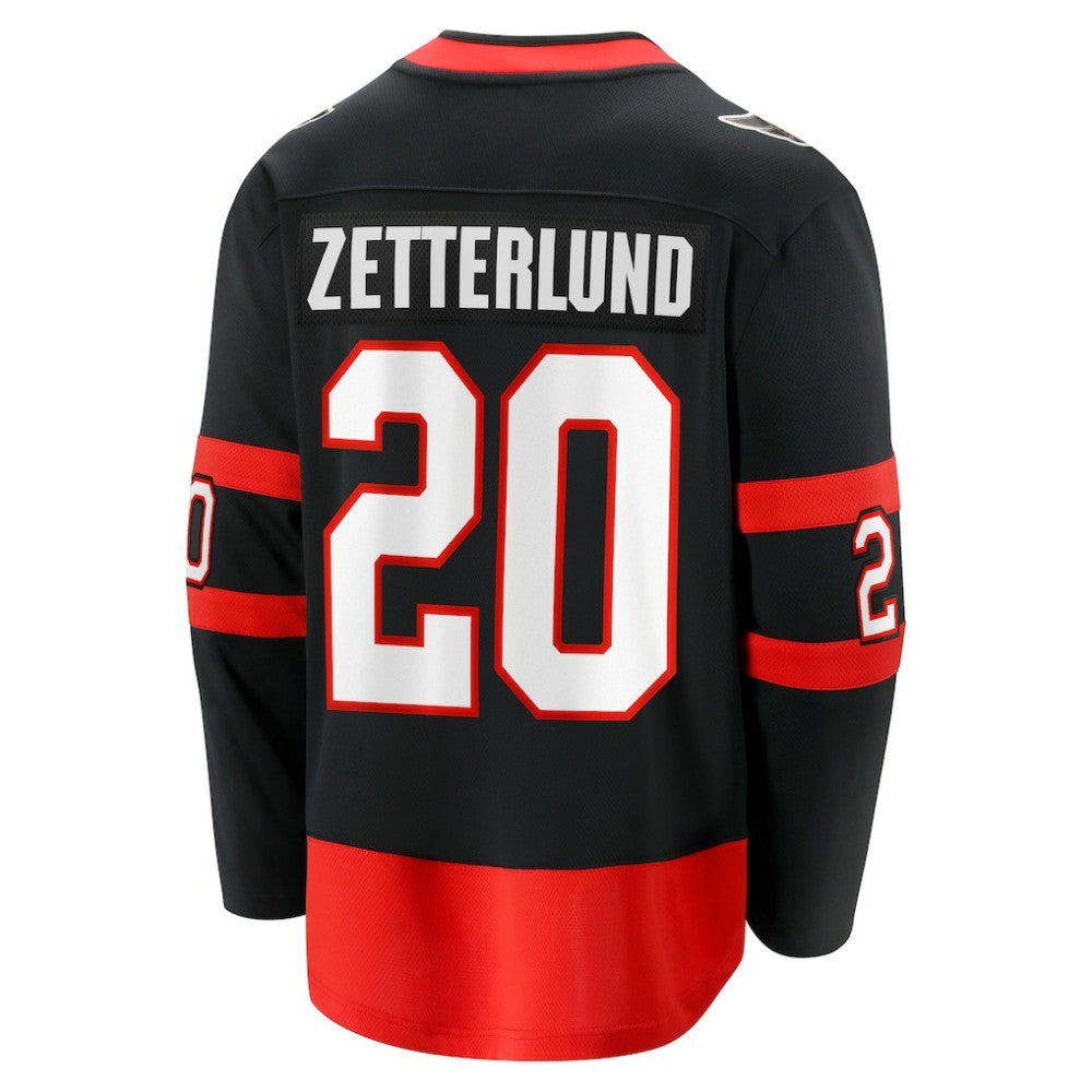 Fabian Zetterlund Ottawa Senators Fanatics Home Breakaway Jersey