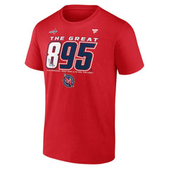 Alexander Ovechkin Washington Capitals Fanatics NHL All-Time Leading Goal Scorer The Great 895 T-Shirt