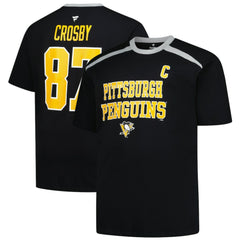 Sidney Crosby Pittsburgh Penguins Profile Big & Tall Name & Number T-Shirt
