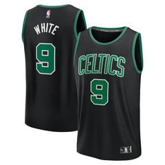Derrick White Boston Celtics Fast Break Replica Player Jersey - Statement Edition - Black | Fanatics for sale