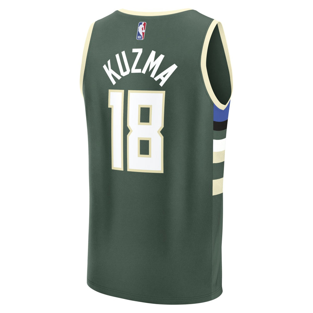 Kyle Kuzma Milwaukee Bucks Fast Break Replica Player Jersey - Icon Edition - Hunter Green | Fanatics discount