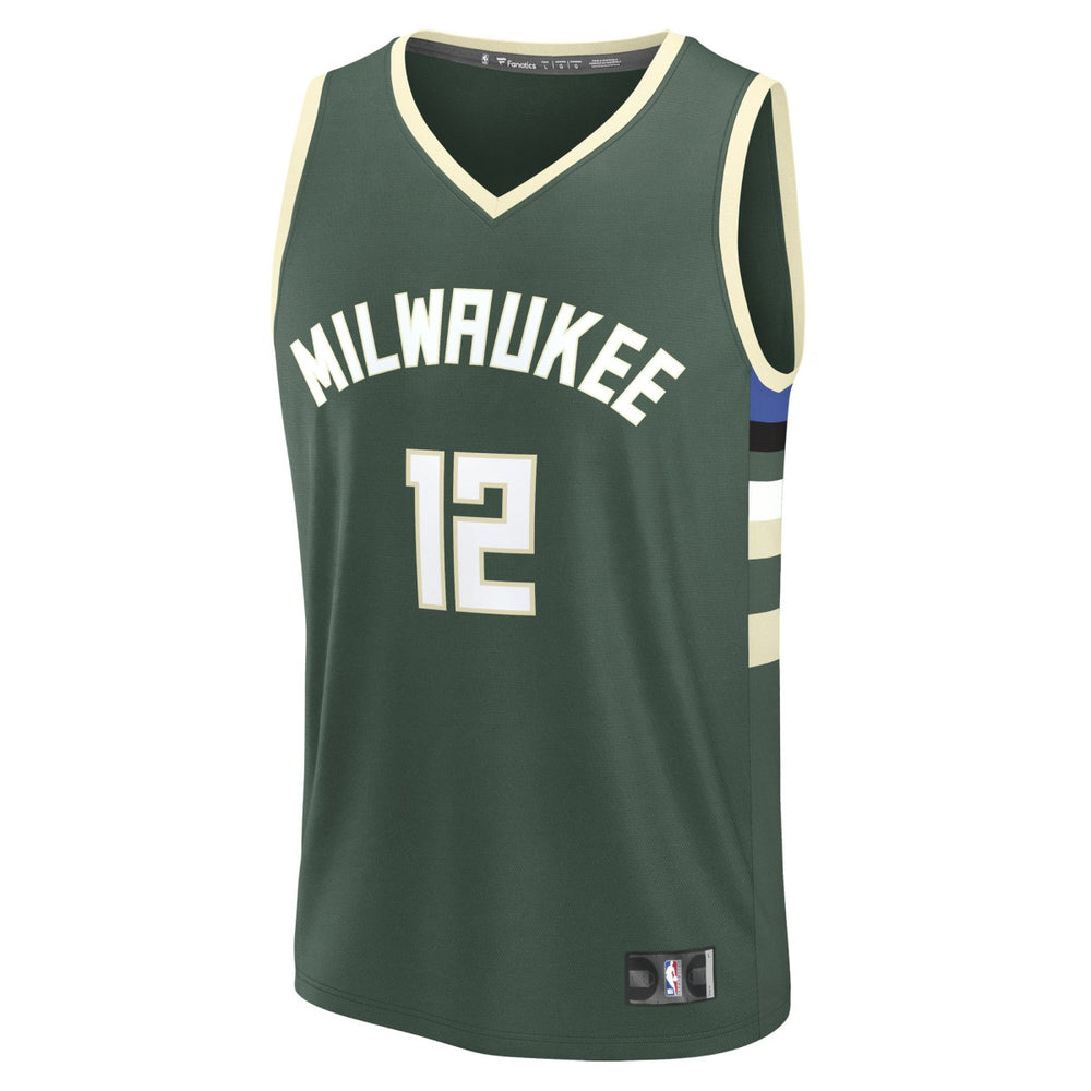Taurean Prince Milwaukee Bucks Fast Break Replica Player Jersey - Icon Edition - Hunter Green | Fanatics online