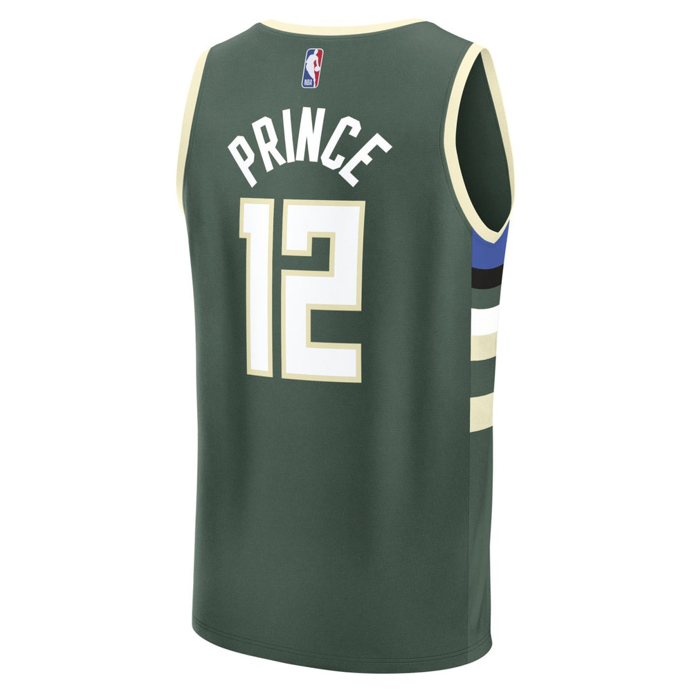 Taurean Prince Milwaukee Bucks Fast Break Replica Player Jersey - Icon Edition - Hunter Green | Fanatics online