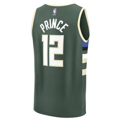 Taurean Prince Milwaukee Bucks Fast Break Replica Player Jersey - Icon Edition - Hunter Green | Fanatics online