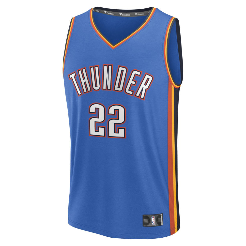 Cason Wallace Oklahoma City Thunder Fast Break Replica Player Jersey - Icon Edition - Blue | Fanatics online