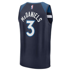 Jaden McDaniels Minnesota Timberwolves Fast Break Replica Player Jersey - Icon Edition - Navy | Fanatics cheap
