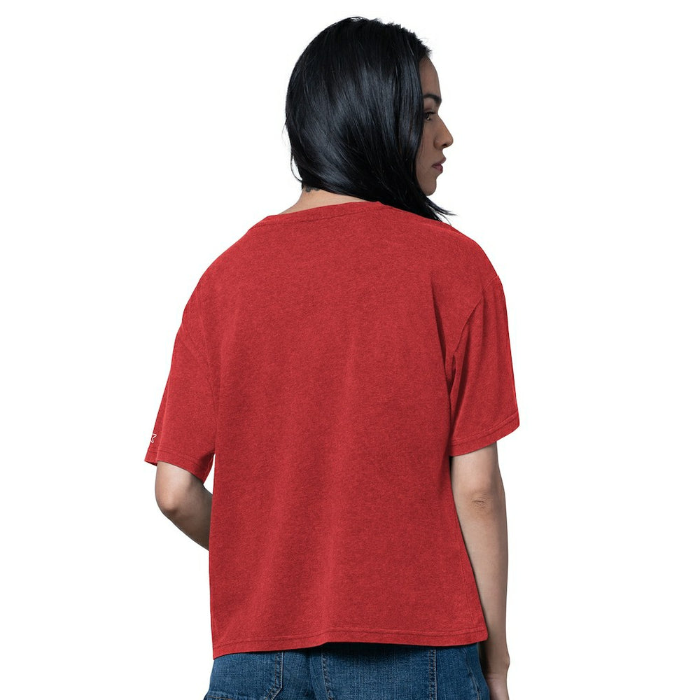 NFL Atlanta Falcons Starter Women's 1966 Throwback Collection Cropped T-Shirt