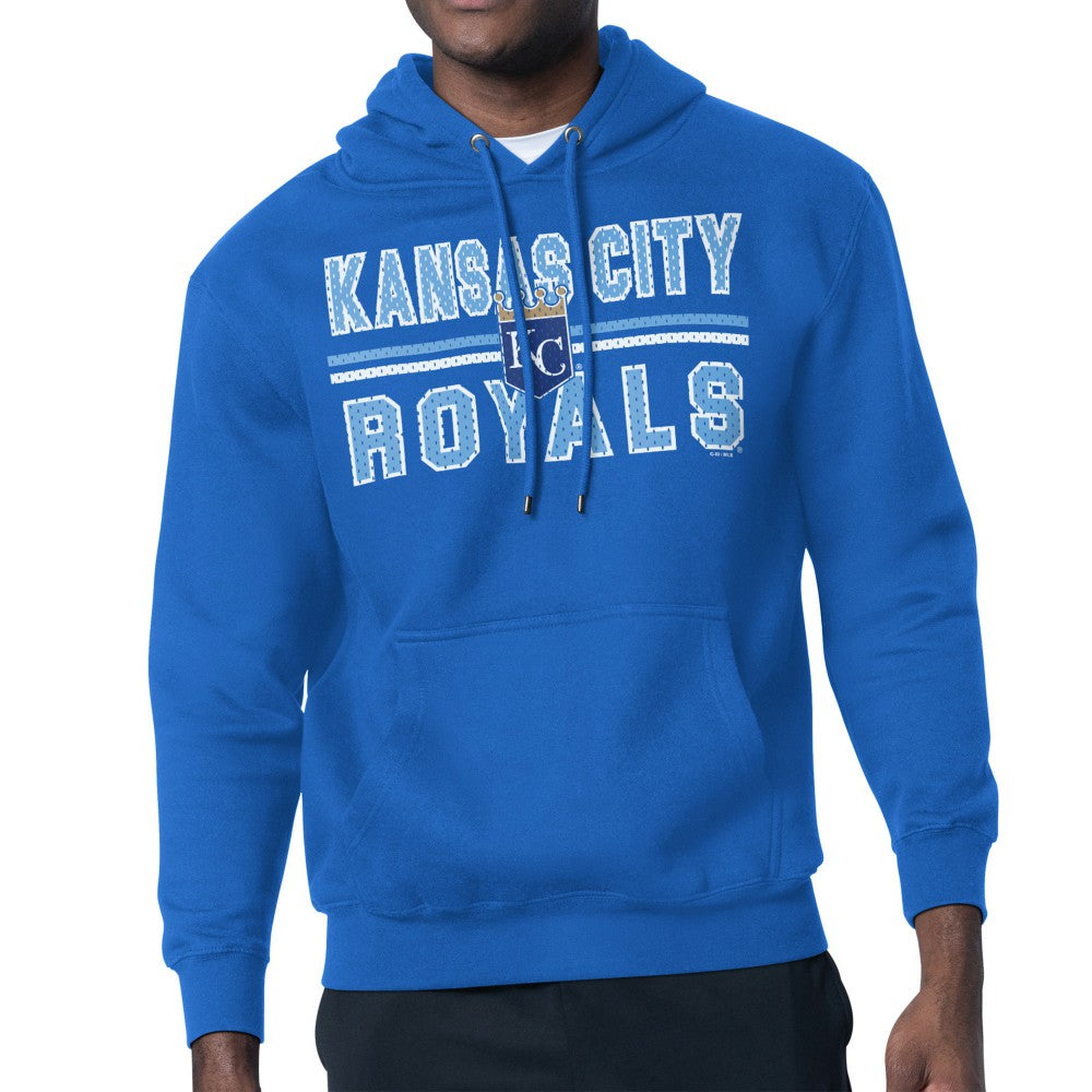 Kansas City Royals Starter Team Mesh Print Graphic Pullover Hoodie - Royal