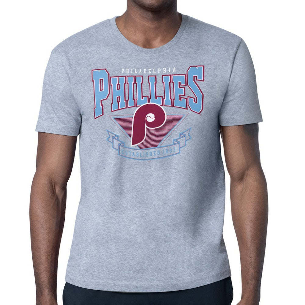Philadelphia Phillies Starter ‘80s Inspired T-Shirt - Gray