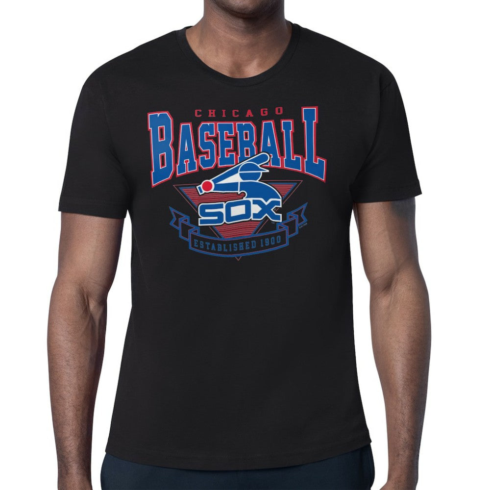 Chicago White Sox Starter ‘80s Inspired T-Shirt - Black