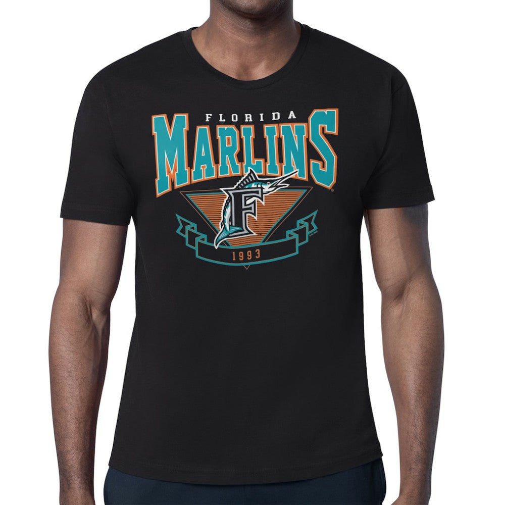 Florida Marlins Starter ‘80s Inspired T-Shirt - Black
