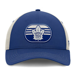 Toronto Maple Leafs Fanatics 2025 Stanley Cup Playoffs Locker Room Trucker Adjustable Hat