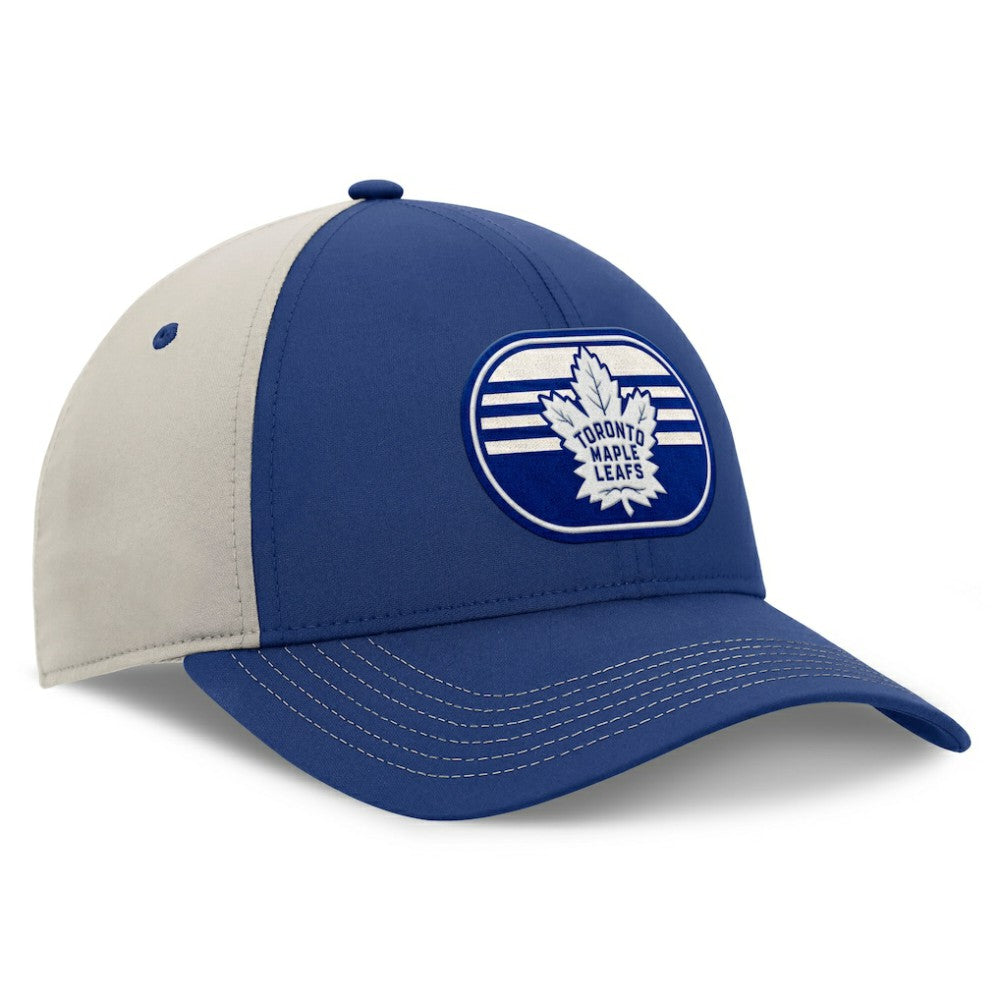 Toronto Maple Leafs Fanatics 2025 Stanley Cup Playoffs Locker Room Trucker Adjustable Hat