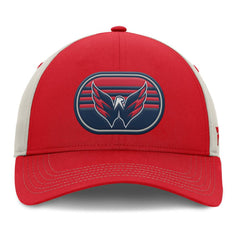Washington Capitals Fanatics 2025 Stanley Cup Playoffs Locker Room Trucker Adjustable Hat