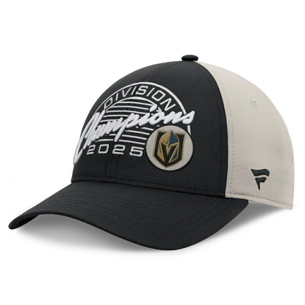 Vegas Golden Knights Fanatics 2025 Pacific Division Champions Locker Room Adjustable Hat