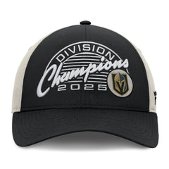 Vegas Golden Knights Fanatics 2025 Pacific Division Champions Locker Room Adjustable Hat